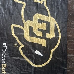 Black and Gold Flag with Logo